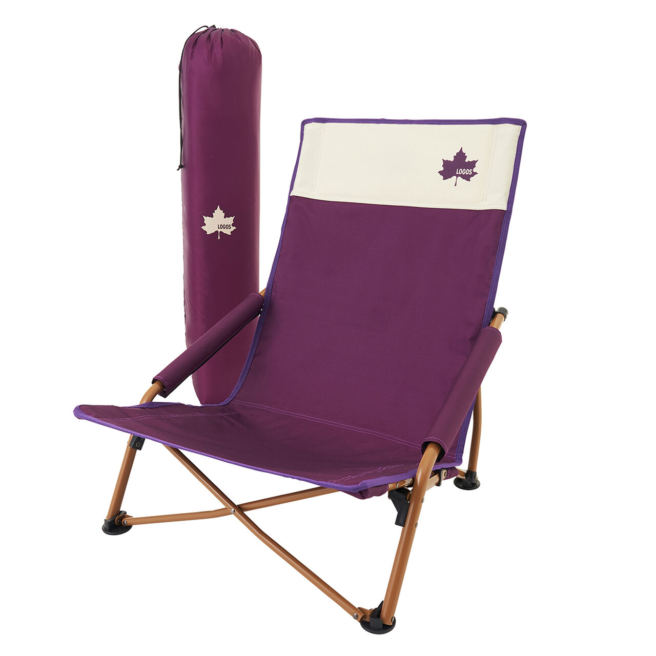 LOGOS Life Agura Chair (Colorful Logos),Purple, large image number 0