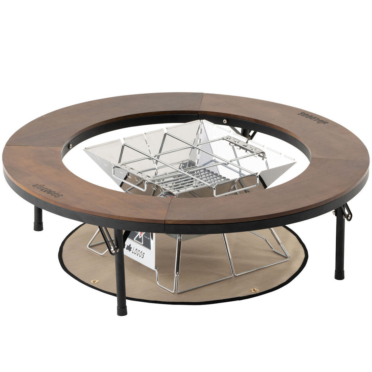 Fire Pit Circle Table L Fireproof & Heat-insulating Sheet,, large image number 4