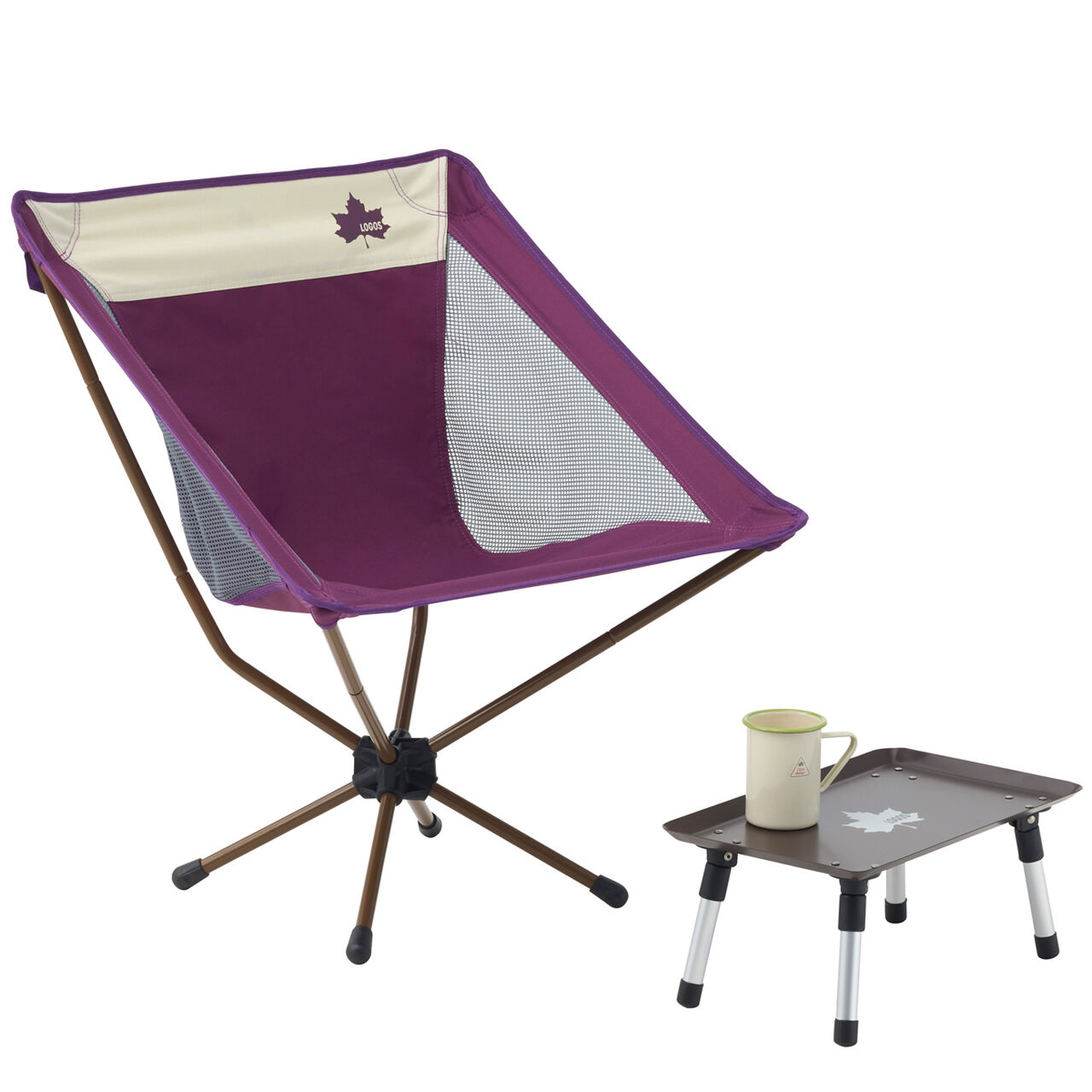 LOGOS Life Bucket Chair (Colorful Logos),Purple, large image number 9