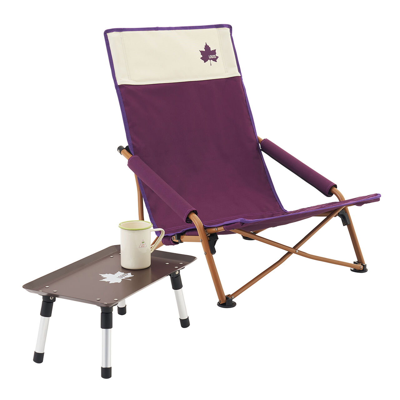 LOGOS Life Agura Chair (Colorful Logos),Purple, large image number 25