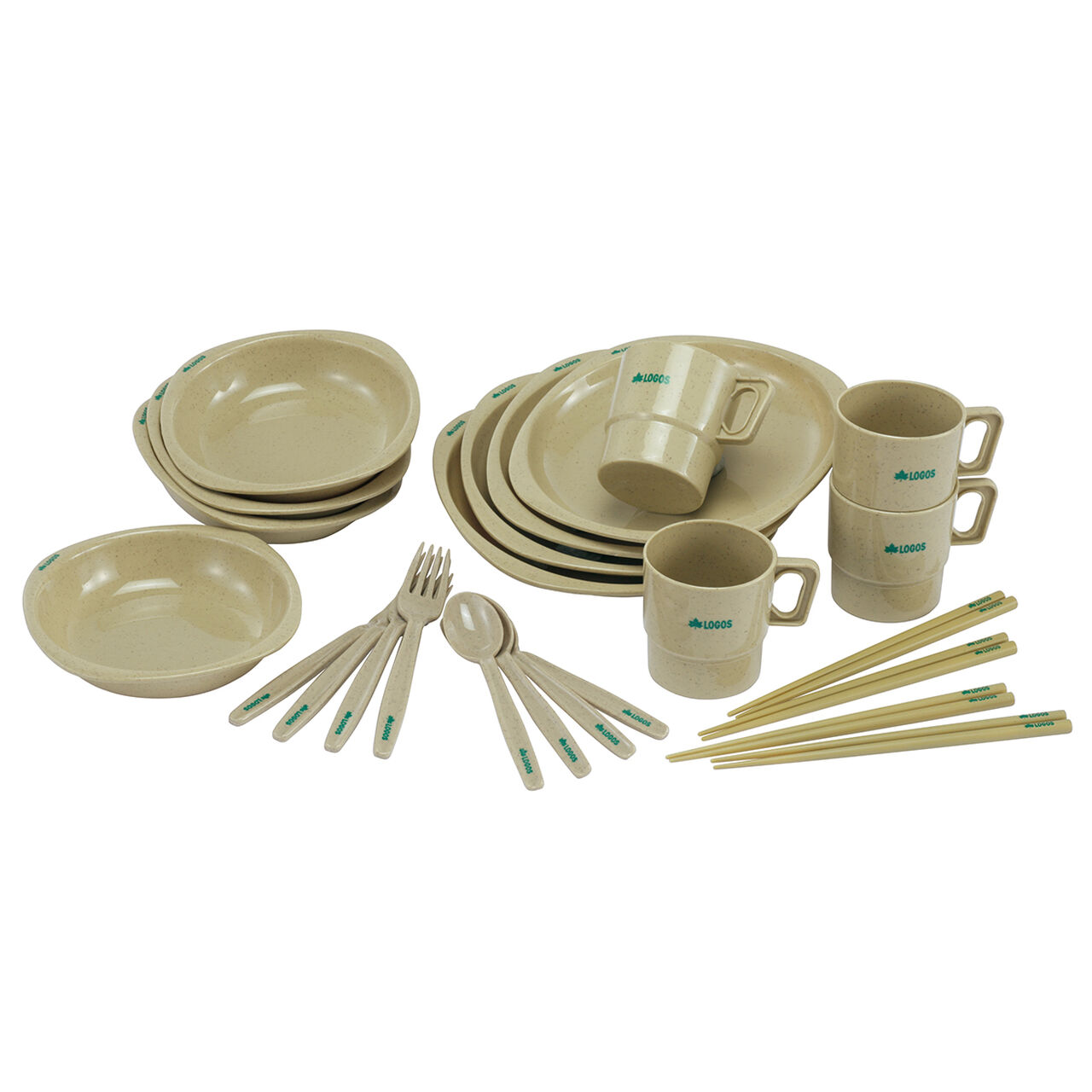 Dinner Set with Chopsticks (for 4),, large image number 0