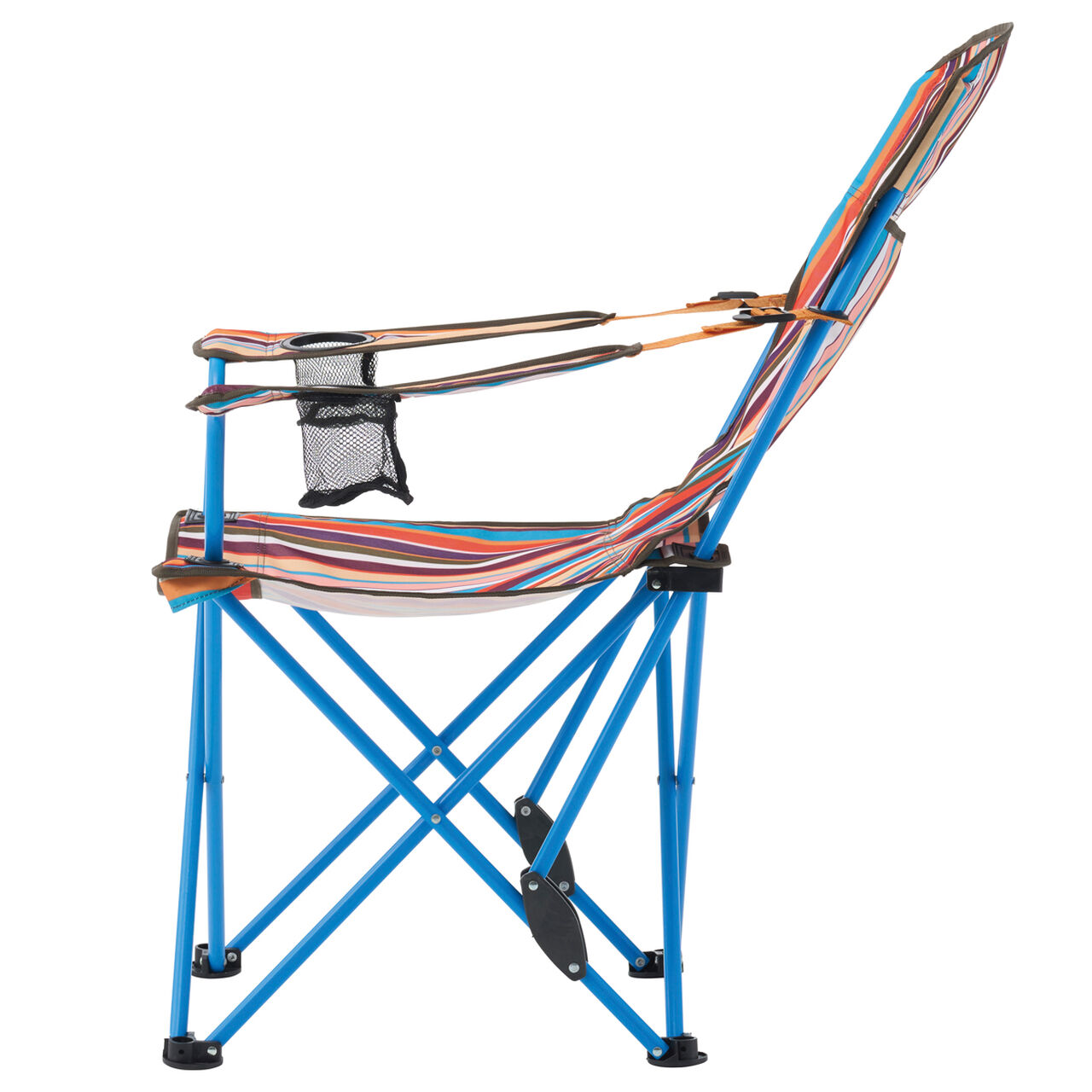 ROSY Recliner Chair-BB (Orange Stripe),, large image number 4